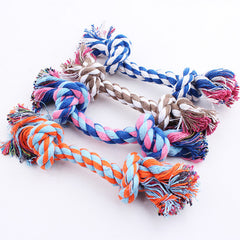Colorful Double Knot Dog Toys