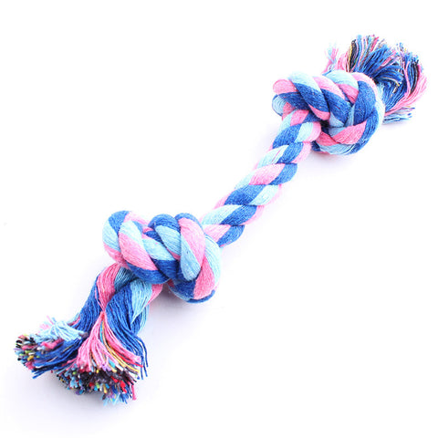Colorful Double Knot Dog Toys