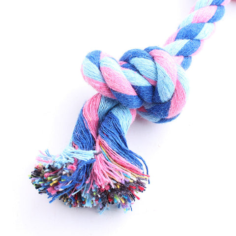 Colorful Double Knot Dog Toys