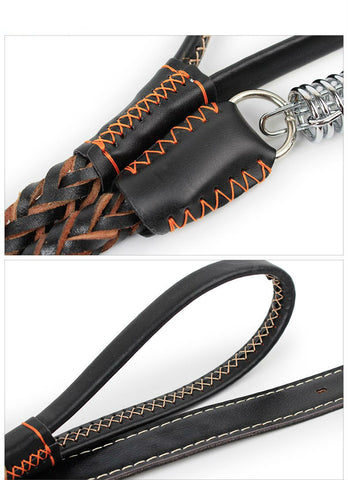 Durable Leather Dog Leashes